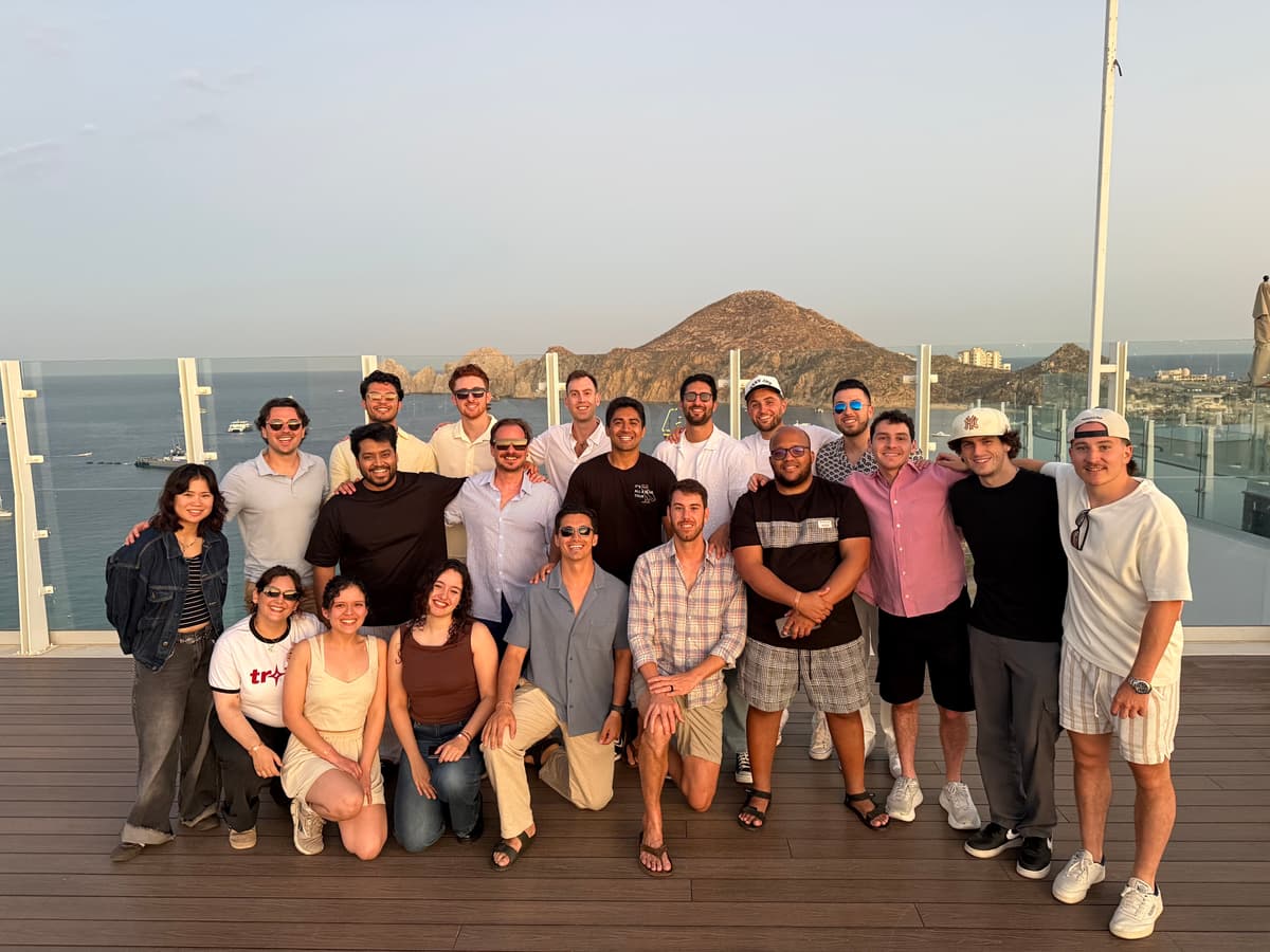Rebolt team at offsite event
