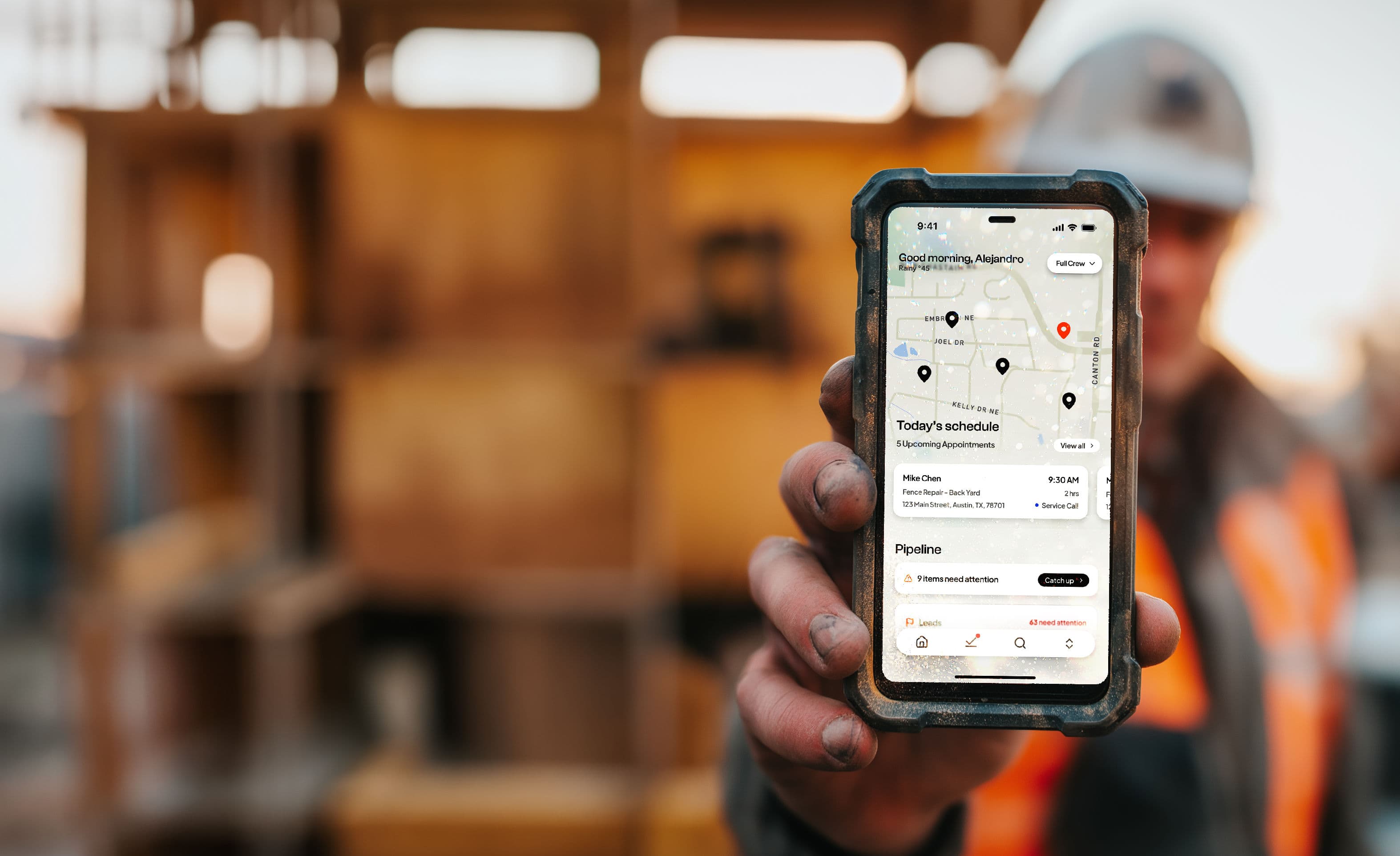 Rebolt app in the field