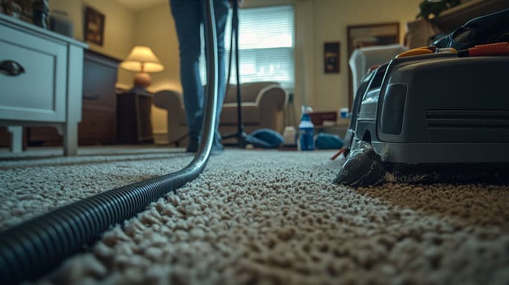 Image of completed Carpet Cleaning job