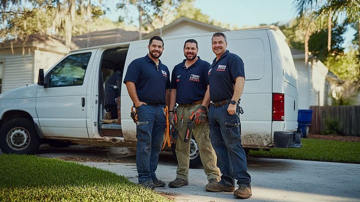 Plumbing team