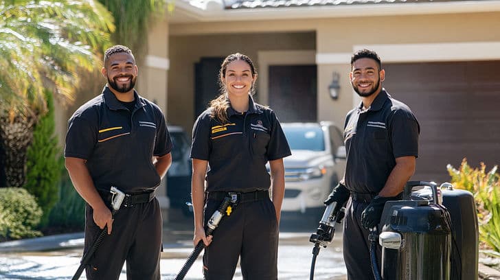 Pressure Washing team